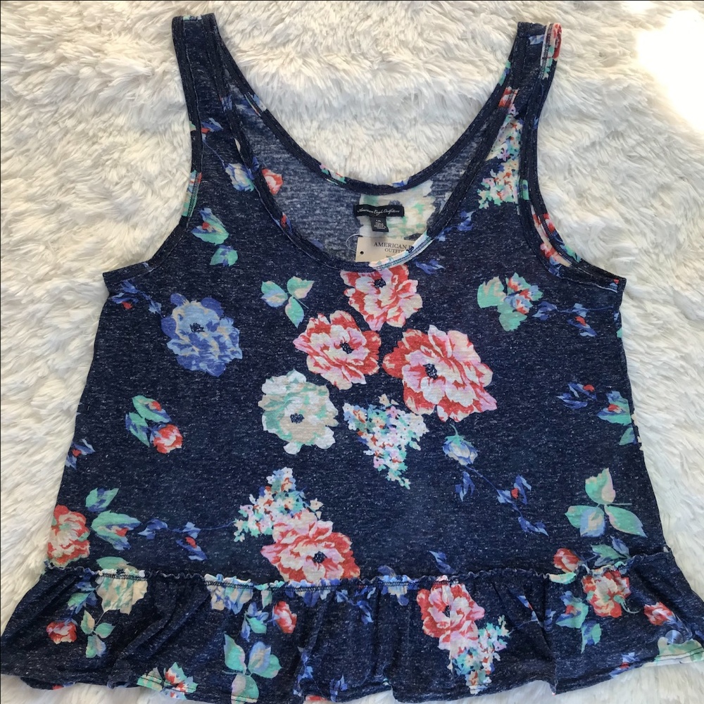 NWT American Eagle Floral Tank